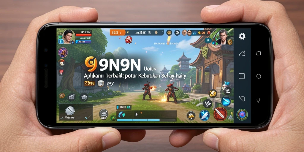 Screenshot utama aplikasi 9N9N yang menunjukkan fitur Utility.