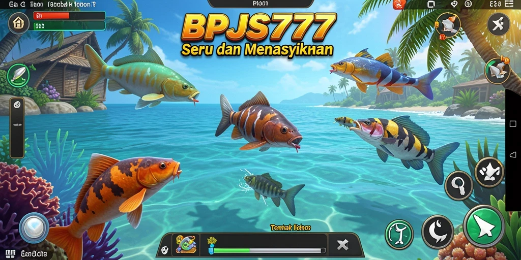 Screenshot gameplay seru dalam BPJS777 saat menembak ikan.