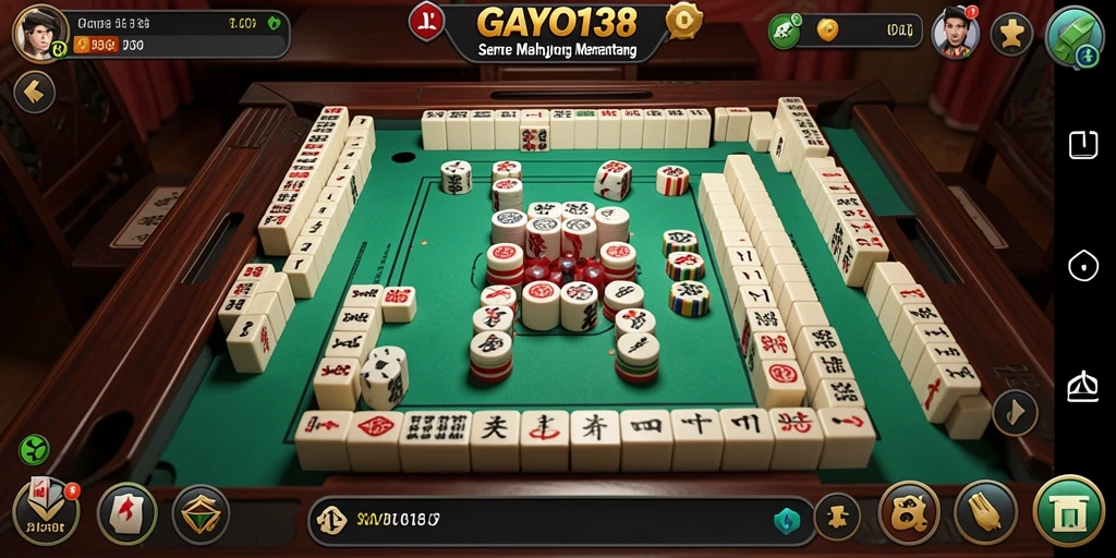 Gameplay menarik GAYO138 dengan grafis Mahjong yang menawan.