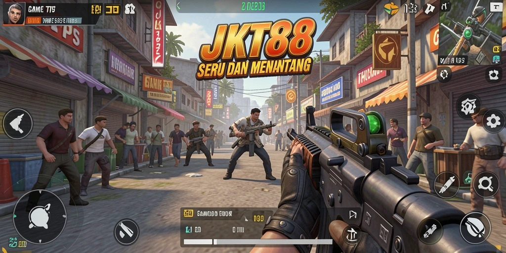 Gameplay seru JKT88 dalam aksi TPS yang menegangkan.
