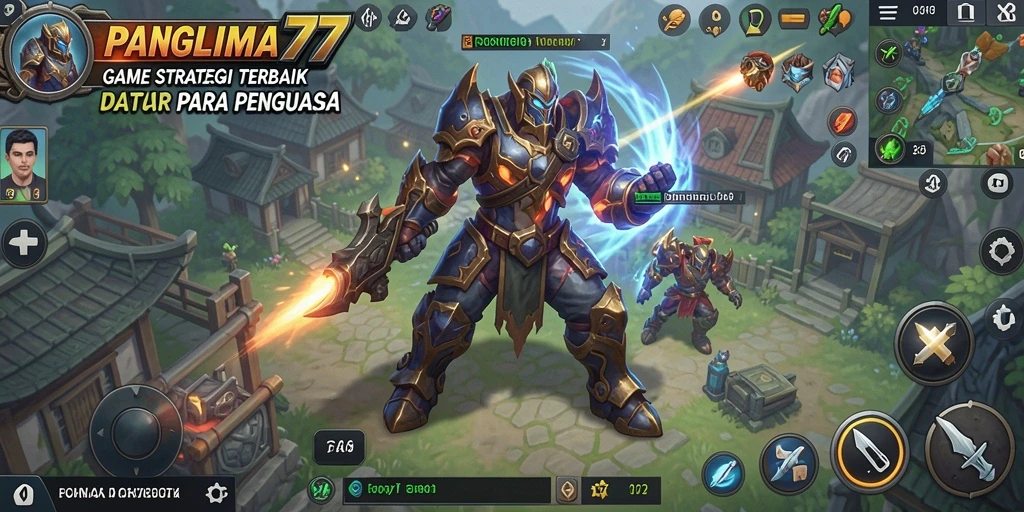 Tampilan gameplay <strong>PANGLIMA77</strong> yang menarik dan strategis.