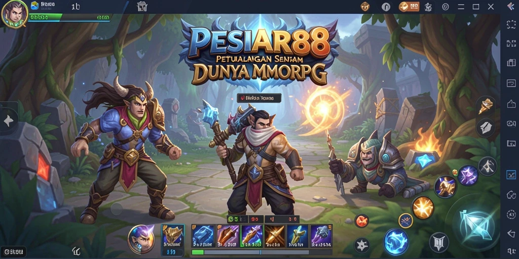 Gameplay PESIAR88 yang menakjubkan dan mendebarkan di dunia MMORPG.