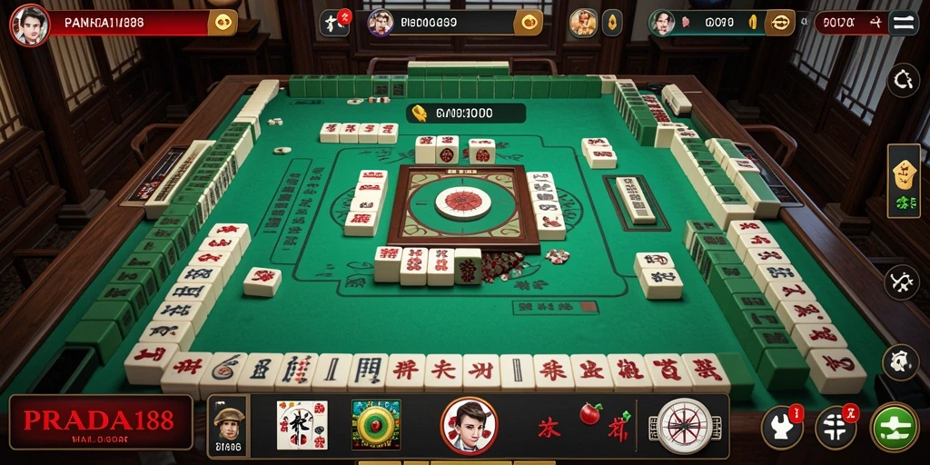 Tampilan menarik saat bermain Mahjong di PRADA188.