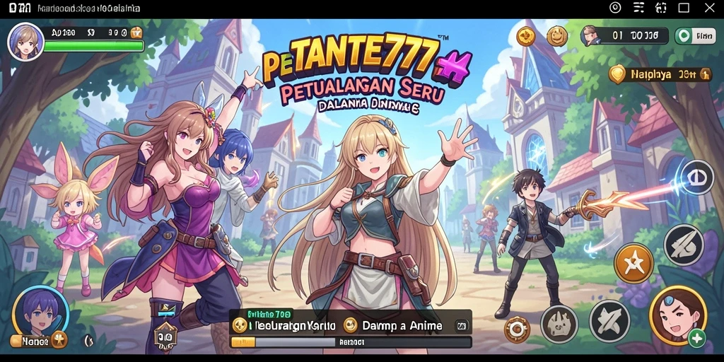 Tampilan gameplay menarik dari TANTE777 yang memukau.