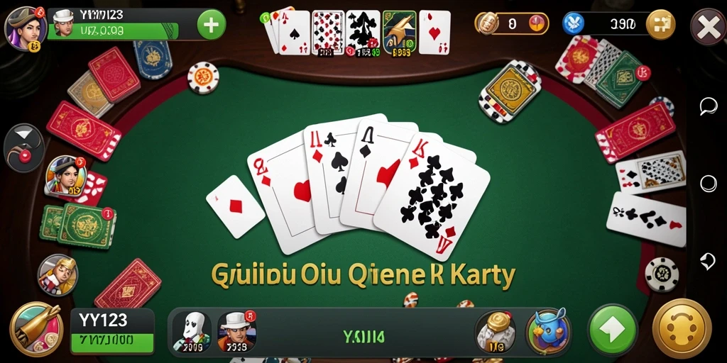 Tampilan gameplay QiuQiu yang mendebarkan di YY123.